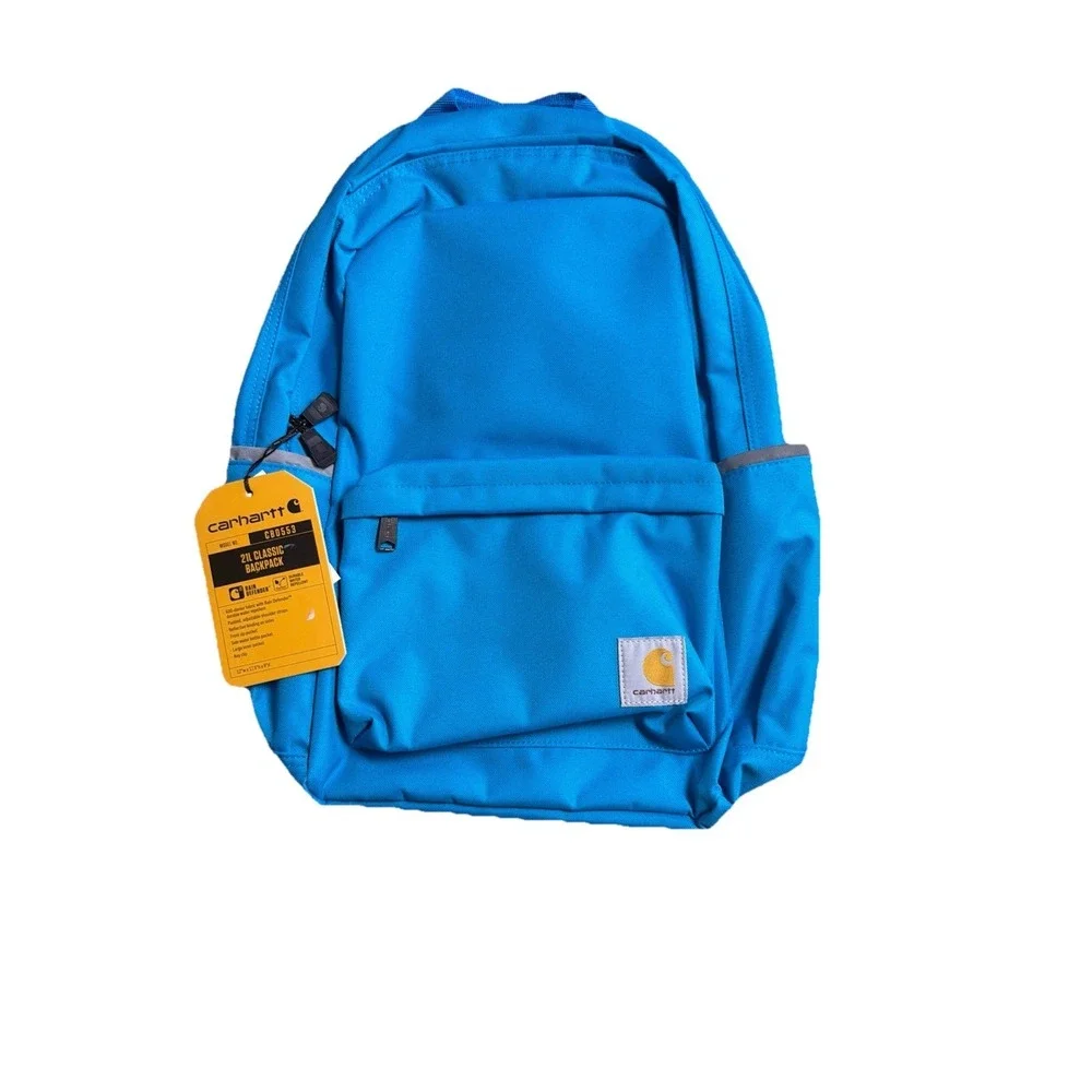 Carhartt 21L Classic Backpack W/ Laptop Sleeve Atomic Blue CB0553 NWT